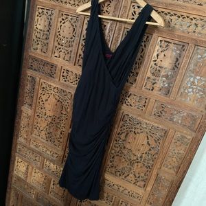 Velvet by Graham & Spencer black jersey dress